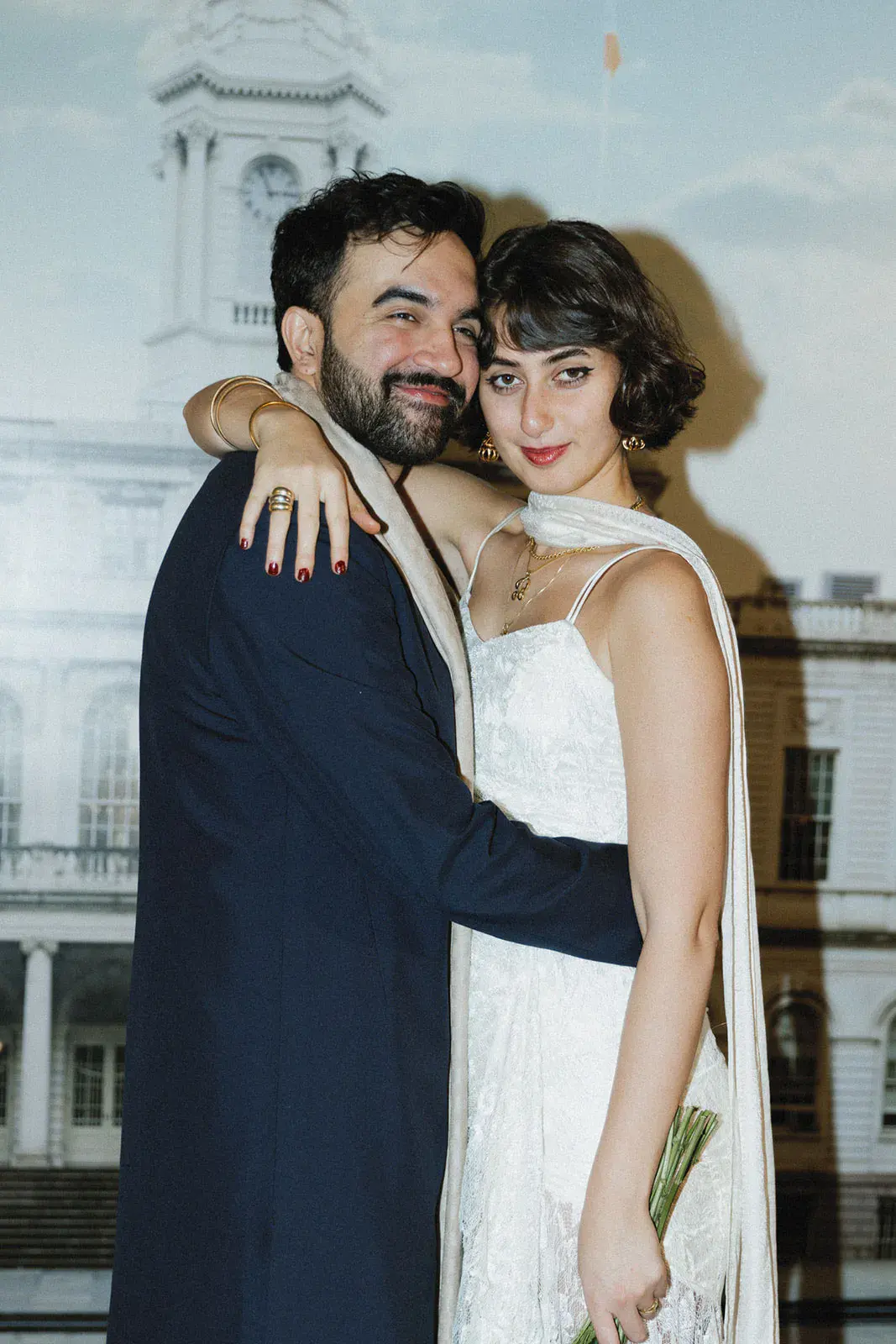 تصاویر محرمانه از ازدواج یواشکی شهردار مسلمان نیویورک در مترو! / عشق اپلیکیشنی زهران ممدانی و راما دوجی که نیویورک را منفجر کرد!