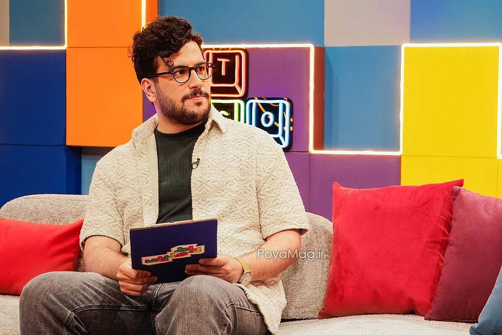 رونمایی عاشقانه امیرحسین قیاسی از همسرش در شب پرستاره جشن حافظ / رونمایی امیرحسین قیاسی از همسرش