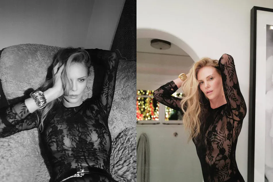 شارلیز ترون در 50 سالگی با لباس گیپور بدن نما: «من مثل شراب کهنه هستم، نه گل چیده شده!»