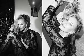 شارلیز ترون در 50 سالگی با لباس گیپور بدن نما: «من مثل شراب کهنه هستم، نه گل چیده شده!»