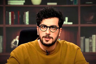 رونمایی عاشقانه امیرحسین قیاسی از همسرش در شب پرستاره جشن حافظ / رونمایی امیرحسین قیاسی از همسرش