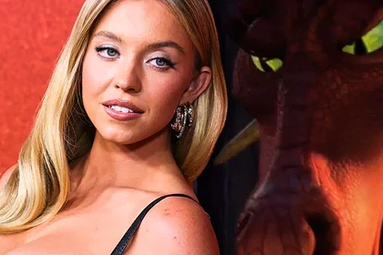 لباس سکسی و عجیب سیدنی سوئینی در مهمانی شِرِک؛ ترکیب اغواگری و شوک!