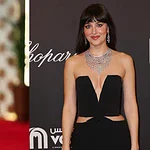 جنجال آفرینی داکوتا جانسون با لباس نیمه عریان در قلب عربستان