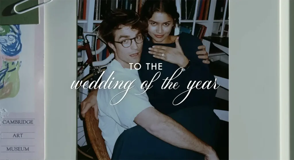 کارت عروسی زندایا و رابرت پتینسون در روزنامه همه را شوکه کرد!