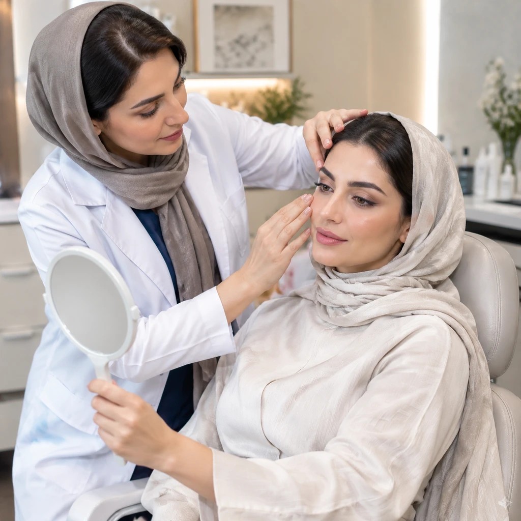 معجزه لیفت شقیقه با تزریق فیلر؛ راز چشم‌ و ابرو کشیده بدون جراحی
